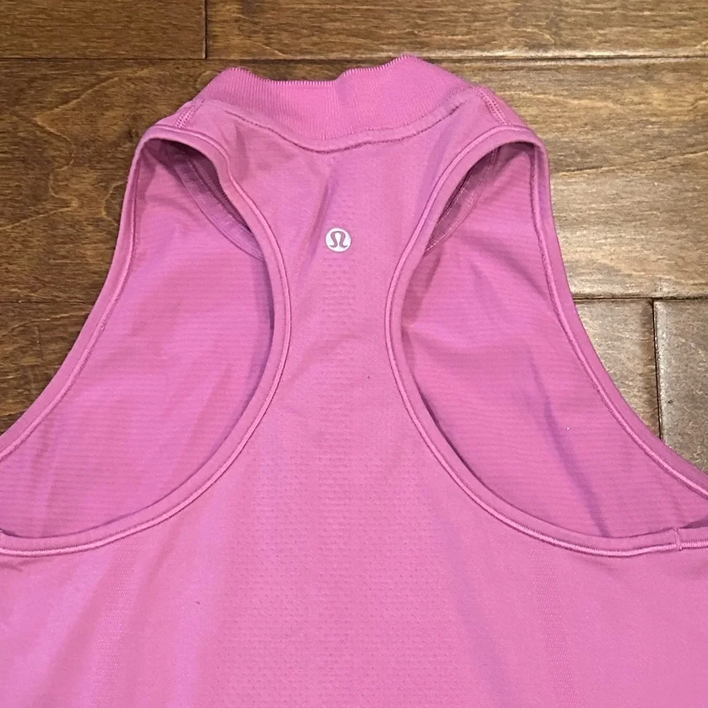 Lululemon Swiftly Speed Sleeveless Henley Hyacinth / Hyacinth Size 8 - Picture 10 of 15